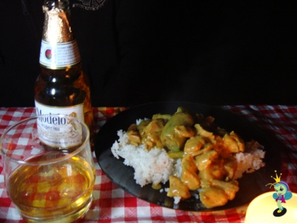 Chicken Curry with boilermakers was a nice way to end the day